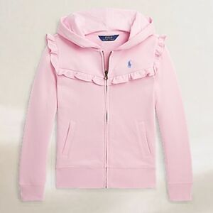 POLO Ralph Lauren Ruffled Terry Full-Zip Hoodie